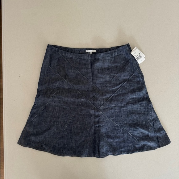 CAbi Chambray Linen Skirt size 14 - Picture 6 of 7